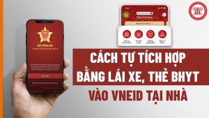Các bước tích hợp bằng lái xe trên ứng dụng VNeID